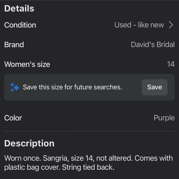 Bridesmaid dress - Picture 4 of 4